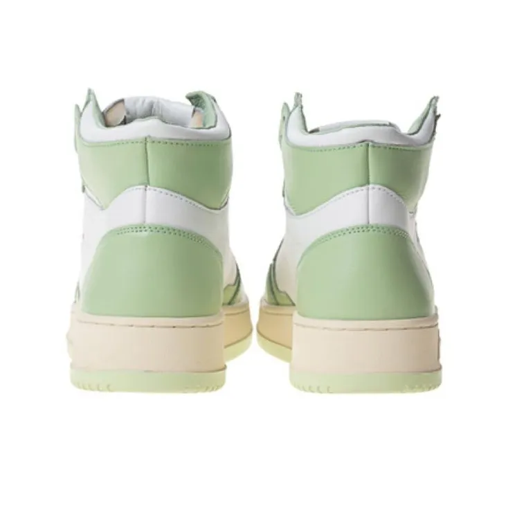AUTRY Stylish Skateboarding Shoes Women's White Green-4