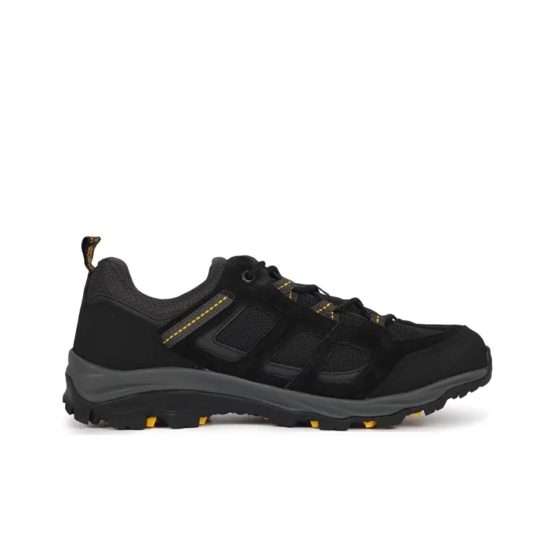 Jack Wolfskin Cushioning Anti Slip And Wear Resistant Low Top Outdoor Shoes Men's Black-1