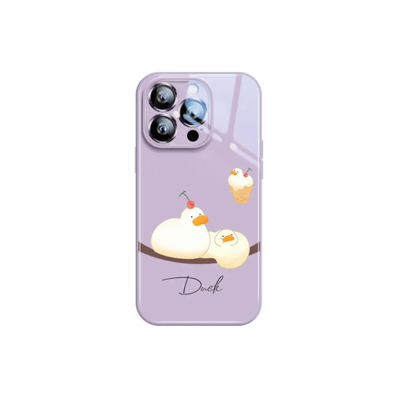 Sen Dog Glass Material Creative Individual Trendy Brand Phone Cases Suitable For Apple 15Promax/Pro/Plus/14/13/12-9