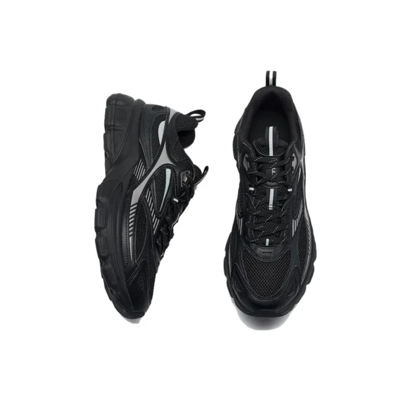 XTEP Enable Source 2000 Anti Slip Wear Resistant Low Top Casual Shoes Men's Black Gray-2