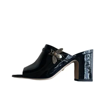 GUCCI Slide Slippers Women's Black
