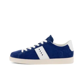Ecco Skateboard Shoes Women's Low Top Dark Blue