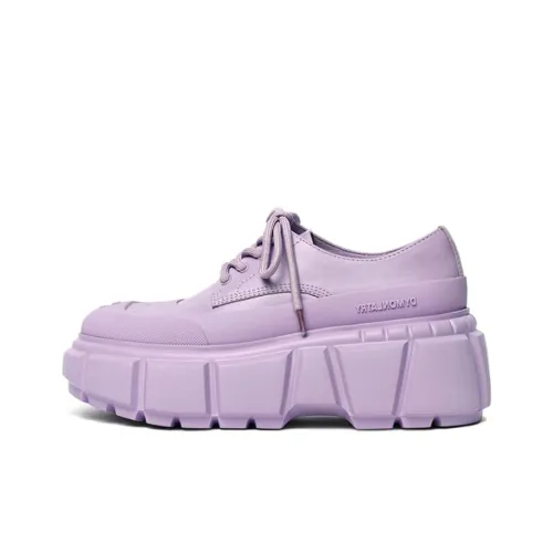 DYMONLATRY Loafer Women's Low-Top Purple