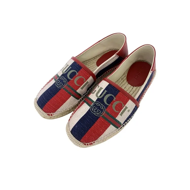 GUCCI Striped Espadrille 'Red White Blue'-2