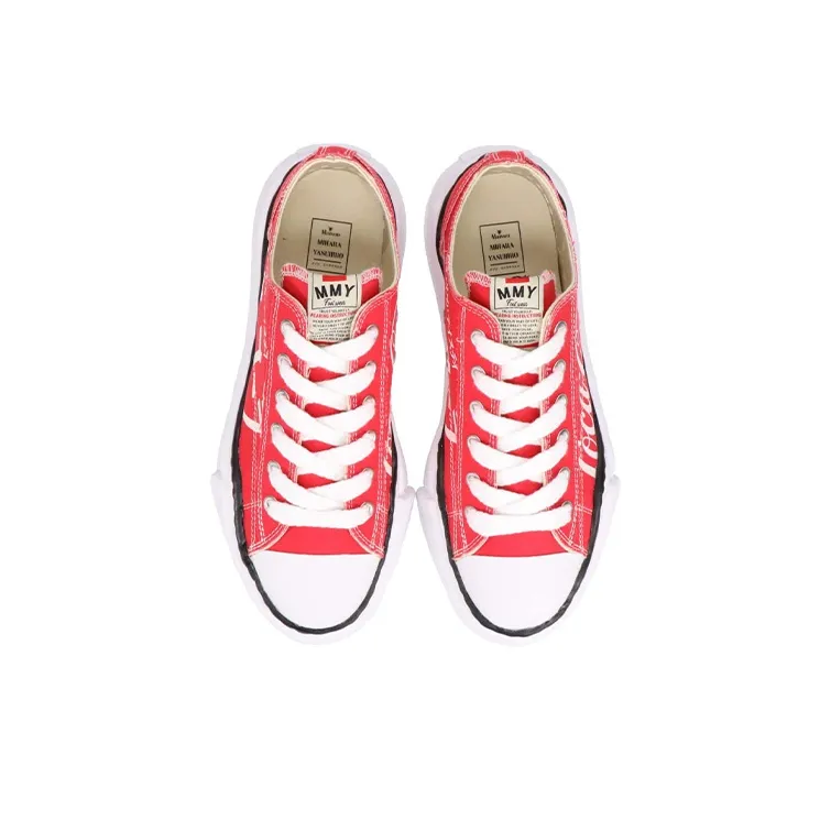 Coca Cola/ X Atmos x MIHARA YASUHIRO Low Top Stylish Skateboarding Shoes Unisex Red-3