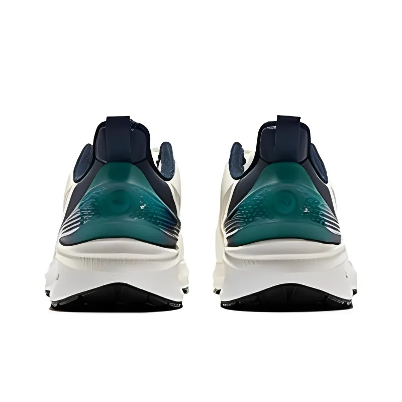 361° Cushioned Anti-Slip Wear-Resistant Water-Resistant Lightweight Warm Low-Top Running Shoes Men's White Blue-2