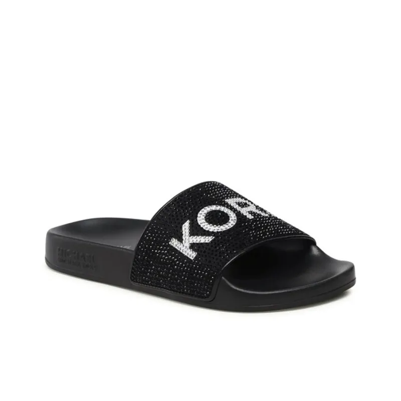 Michael Kors Gilmore Rhinestone-embellished Slides-1