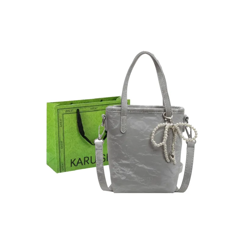 KARUISHA Pu Shoulder Bag Women's Black/White/Silver/Green-11