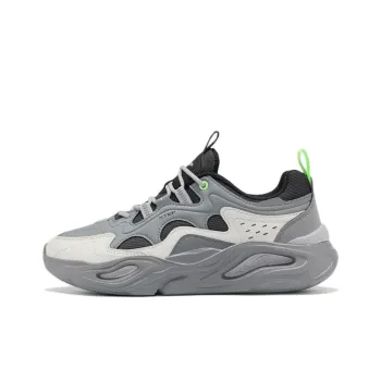 XTEP Mibian Anti-Slip Wear-Resistant Low-Top Sports Casual Shoes Gray