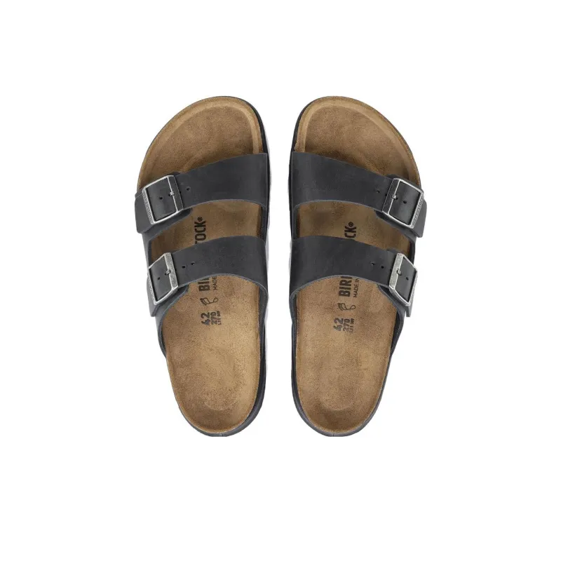 Birkenstock One Strap Sandals Men's Black-3