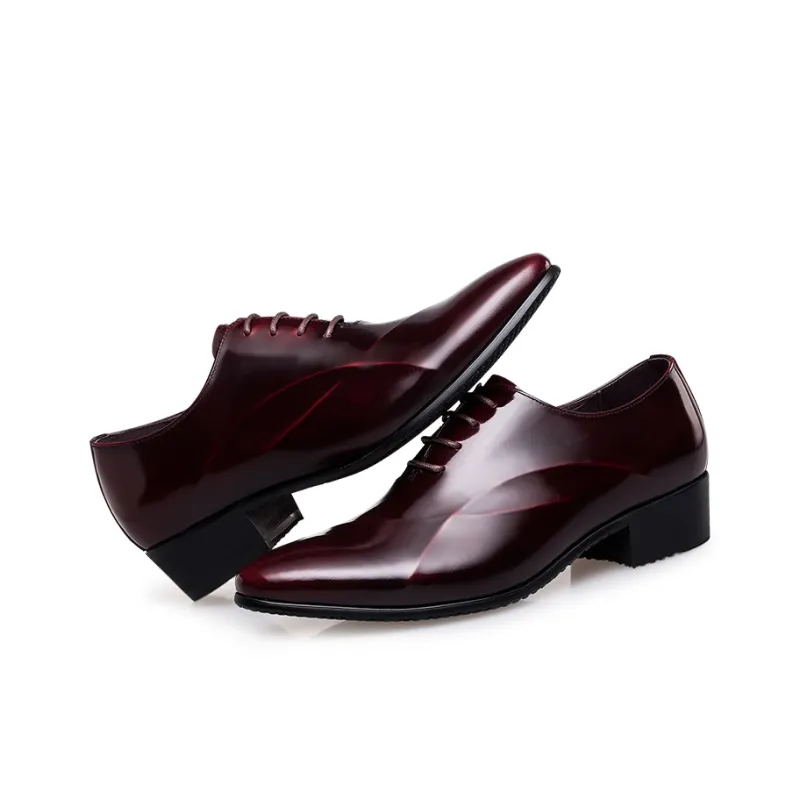 ZRO Dress Shoes Men Low Top Black/Blue/Burgundy-14