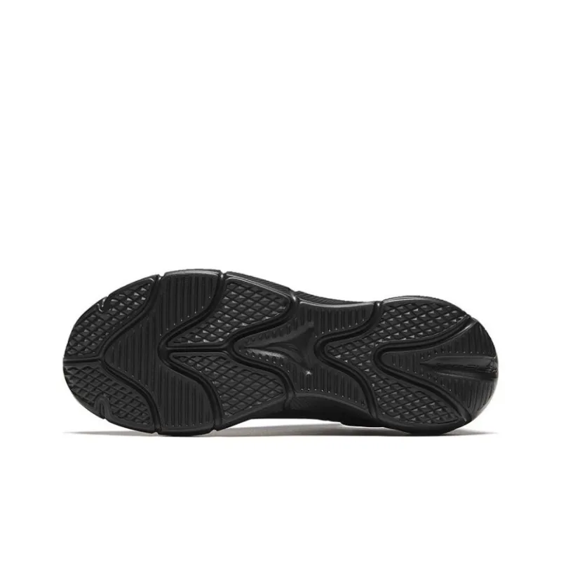 Anta Slip-Resistant Low-Top Running Shoes Men's Black-3