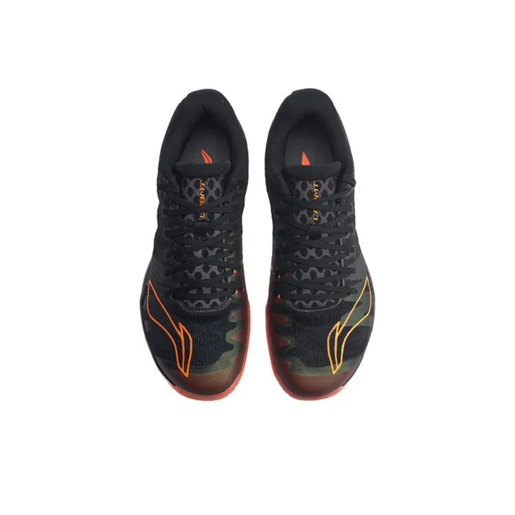 LiNing Gyrfalcon 2.0 Breathable, Lightweight, Slip Resistant Low Top Badminton Shoes Unisex Black-3