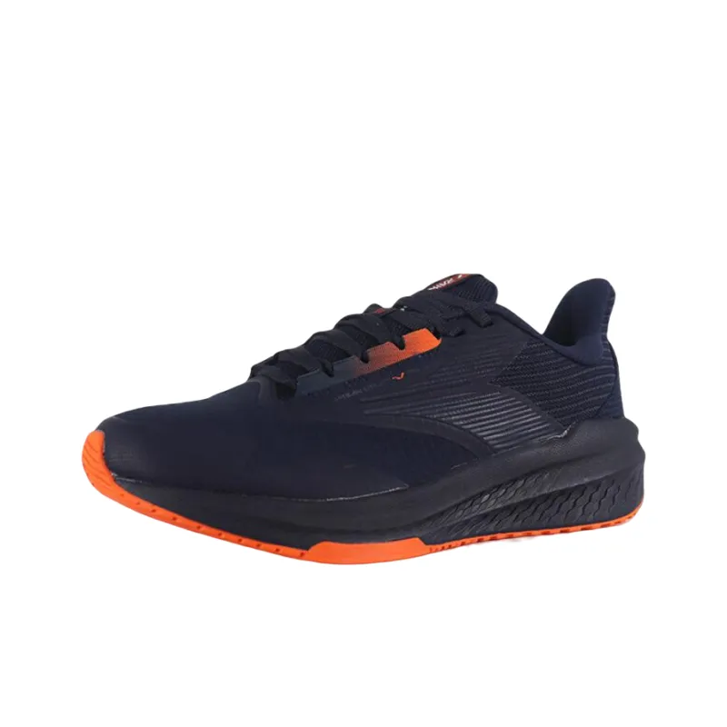 361° Cushioning Anti Slip And Wear Resistant Low Top Running Shoes Men's Blue Orange-2