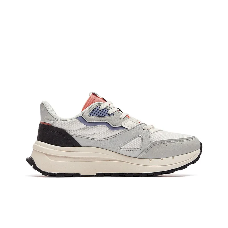 361° Vintage Culture Cushioning Slip Resistant Low Top Sports Casual Shoes Women's White Gray-1