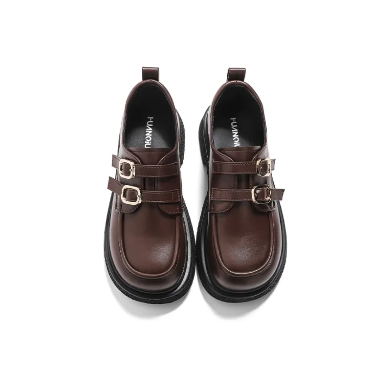 HUANQIU Loafers Women's Black-11