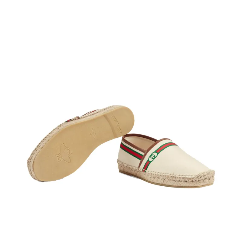 GUCCI Interlocking G Espadrilles Beige Women's-5