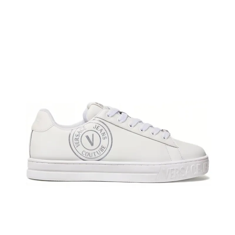 VERSACE JEANS Stylish Skateboarding Shoes Women's White-1