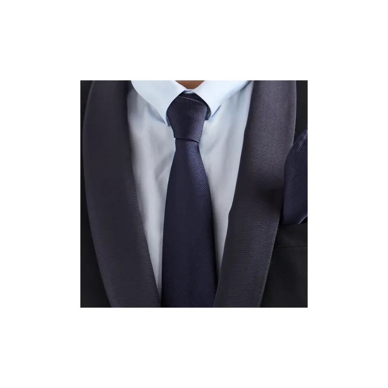 GIORGIO ARMANI Silk Scarves Men's Dark Blue-1