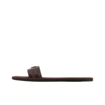 PRADA Slide Slippers Women's Brown