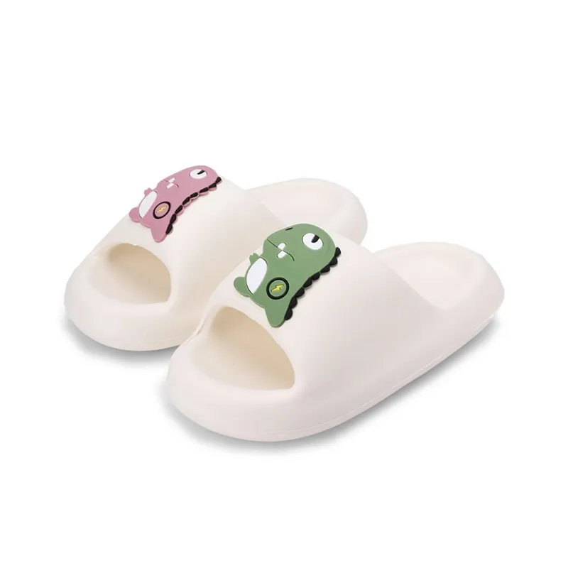 XMISTUO Slide Slippers Unisex White/Black-2