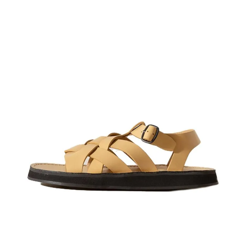 Hereu Beltra Strap Sandals Women's Yellow-0