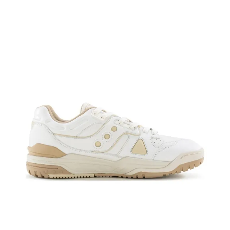 Saucony Cross 90 Abrasion Resistant Slip Resistant Low Top Skateboard Shoes Unisex Khaki-1