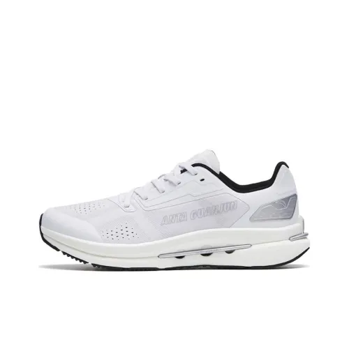 Anta Lightning Blade Rebound Lightweight Wear Resistant Low Top Running Shoes Women's White