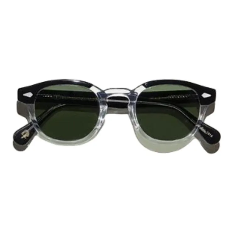 MOSCOT Oval Sunglasses Men's Black-1
