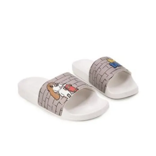 Hush Puppies Slip-Resistant Slide Slippers Men's White-2