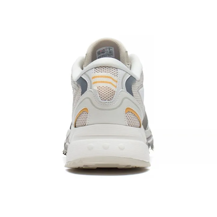 LiNing Rebound Cushioning Breathable Lightweight Wear-Resistant Slip-Resistant Low-Top Running Shoes Men's Oat Gray-5