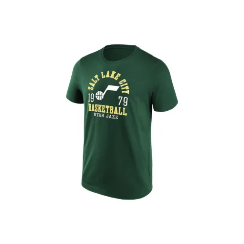 NBA Utah Jazz T-Shirts Men Green/Yellow