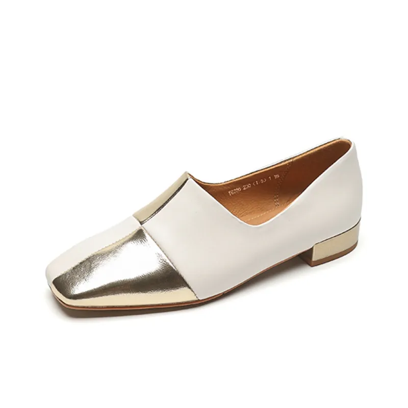 EASTTATA ET Loafers Women's Black, Gold, Silver-0