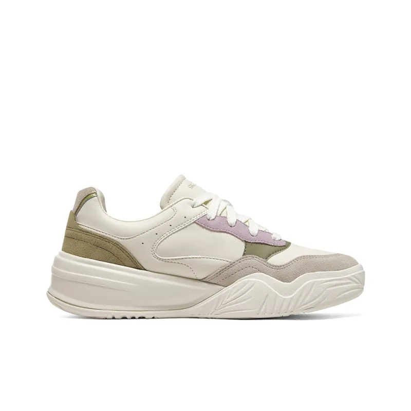 Skechers Denali Shoes 'White Green Purple' Women's-1