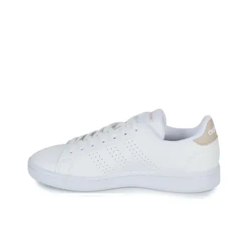 Adidas Advantage Durable Breathable Low Top Skateboard Shoes Women's White