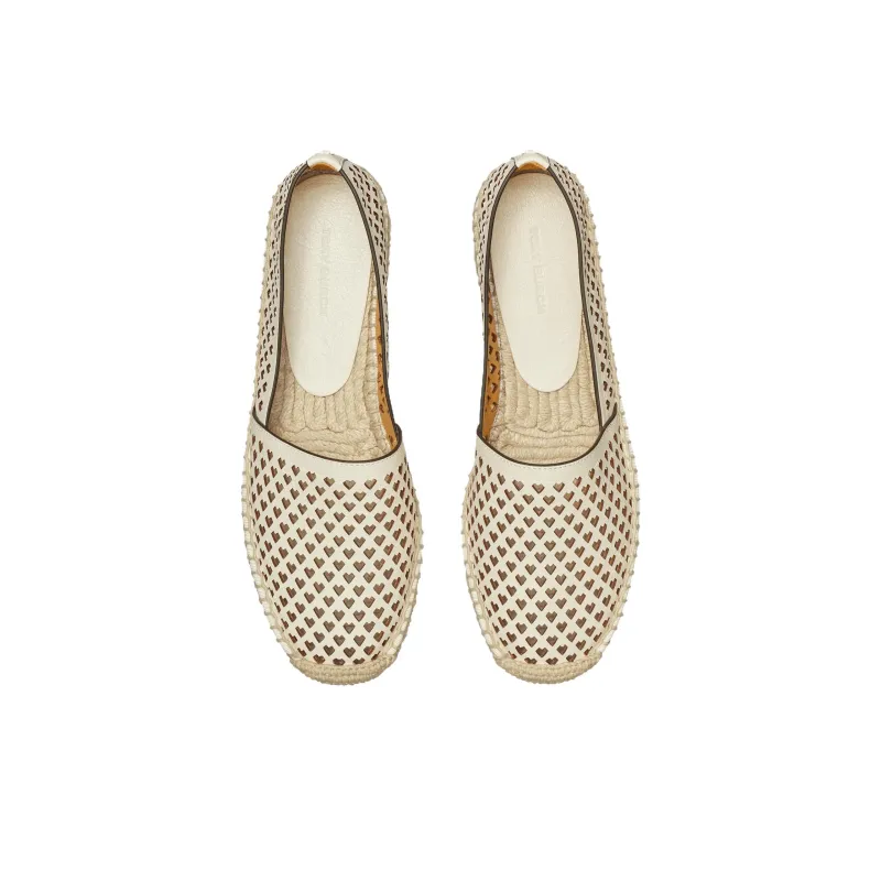 TORY BURCH Espadrilles Women's Ivory White-3