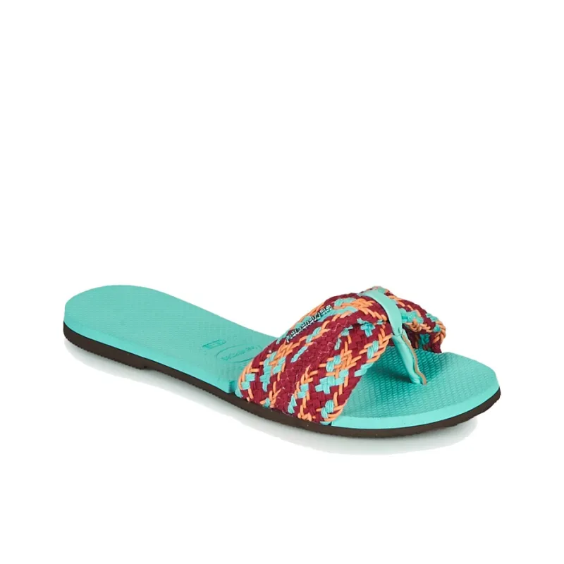 Havaianas Slide Slippers Women's Blue-2
