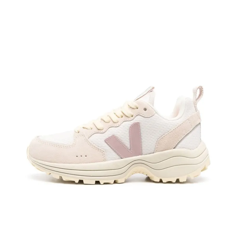 VEJA Venturi Suede Lace Up 'White Beige Rose'-0