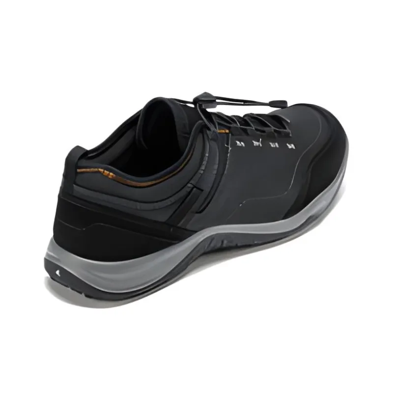 Ecco Low Top Casual Shoes Men's Black-3