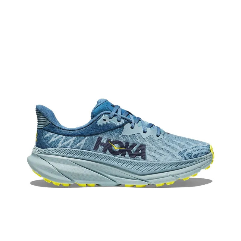 HOKA ONE ONE Challenger Atr 7 2E Wide 'Stone Blue Evening Primrose'-1