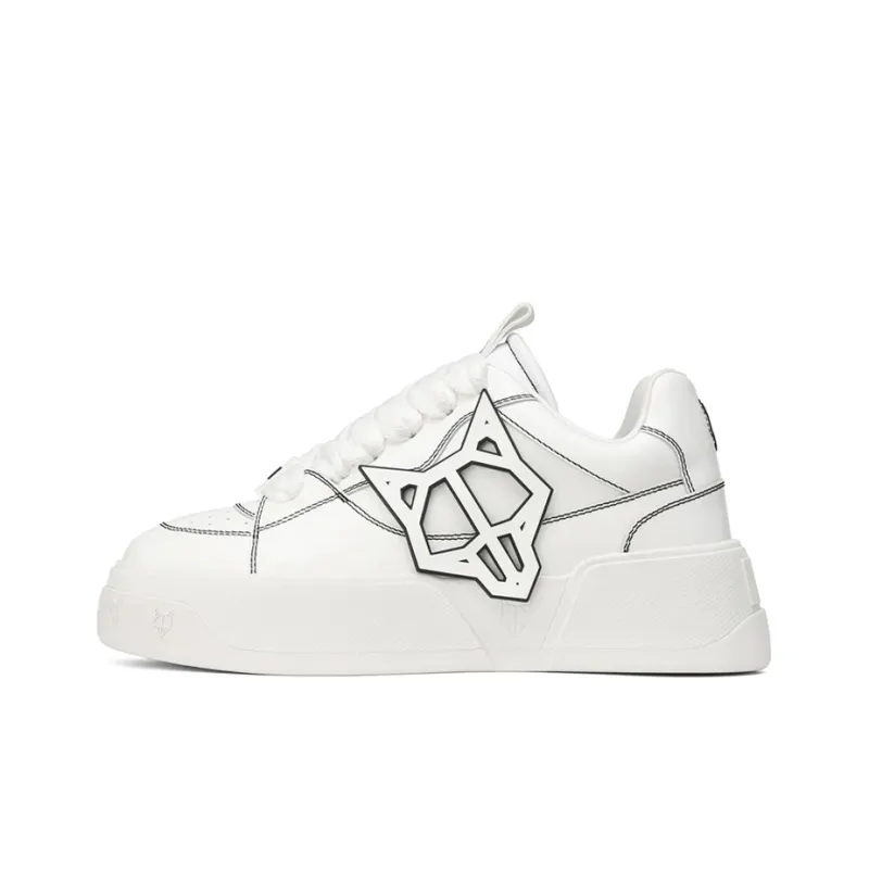 Naked Wolfe Kosa Stylish Skateboarding Shoes Men's White-1