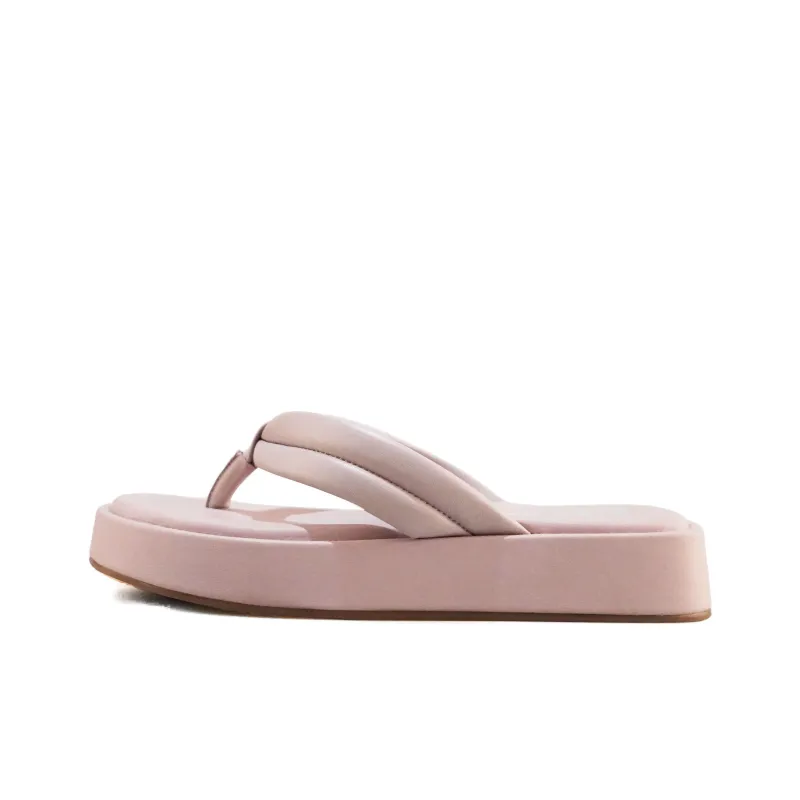 Hush Puppies Abrasion-Resistant Slip-Resistant Flip Flops Women's Pink-0