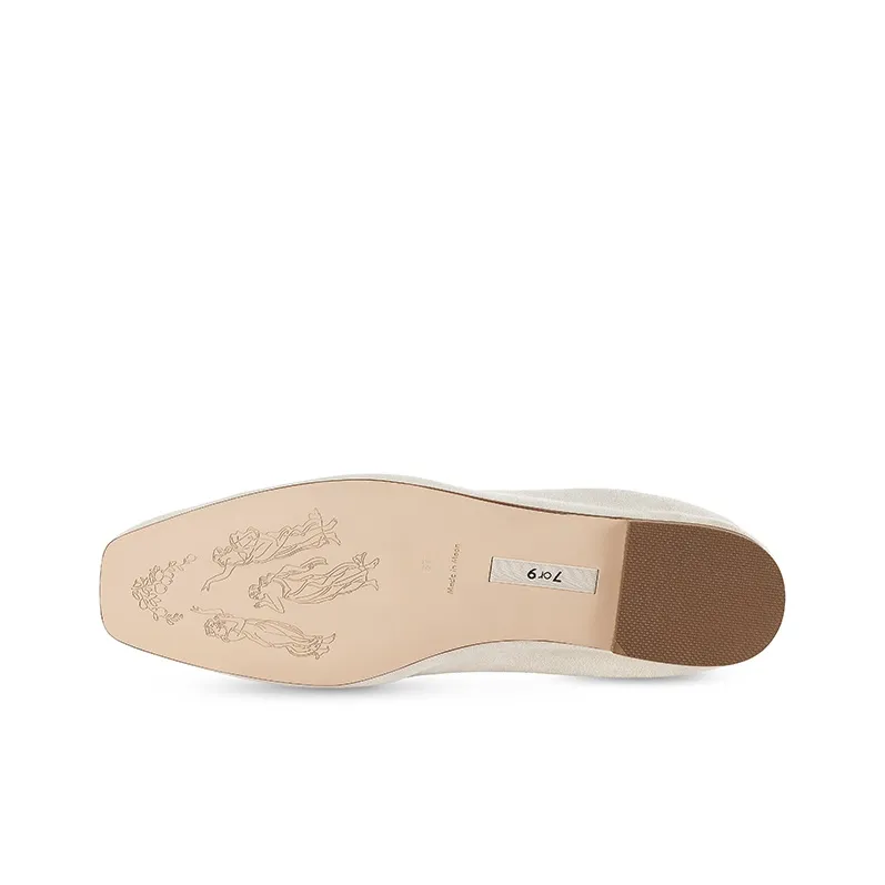 7or9 Almond Chant Casual Single Shoes 1.8cm Women's Apricot-4