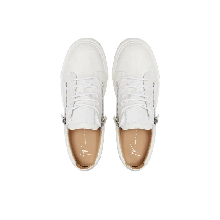 Giuseppe Zanotti Frankie Crocodile effect Sneakers-4