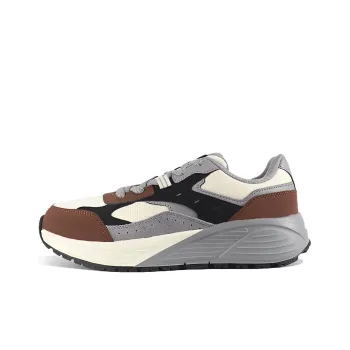 361° Cushioning, Slip Resistant, And Abrasion Resistant Low Top Sports Casual Shoes Wood Zinc Iron Gray