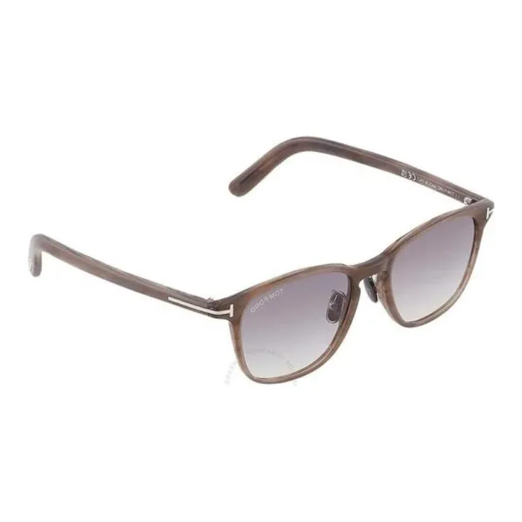 TOM FORD Acetate Square Sunglasses Men's Brown-2