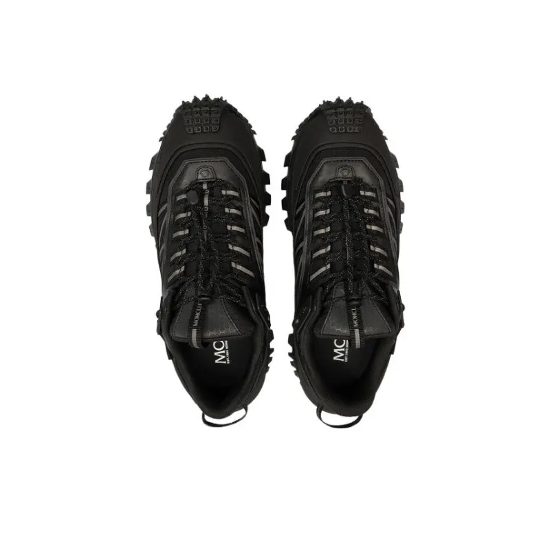 Moncler Low Top Casual Shoes Women's Black-4