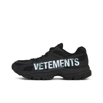 Vetements Low-Top Sports Casual Shoes Unisex Black