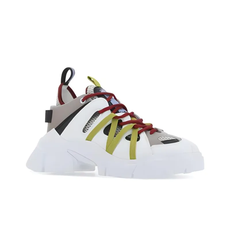 McQ Alexander McQueen Low Top Casual Shoes Men's White-3