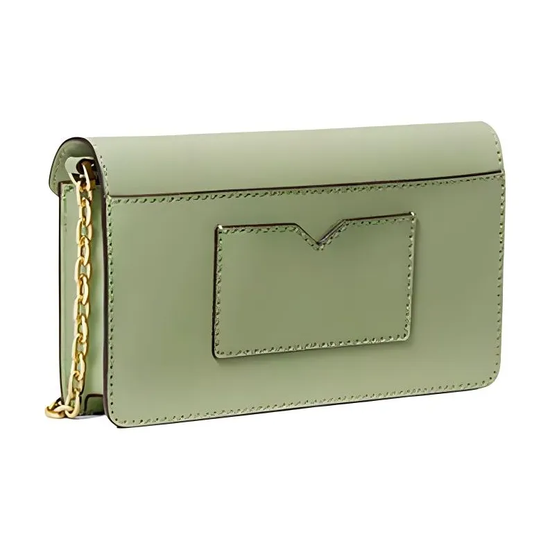 MICHAEL KORS Jet Set Travel Leather Envelope Bag Shoulder Bag Crossbody Bag Small Size Women's Light Sage-1
